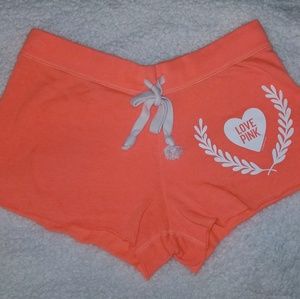 PINK Victoria's Secret fleece lounge shorts